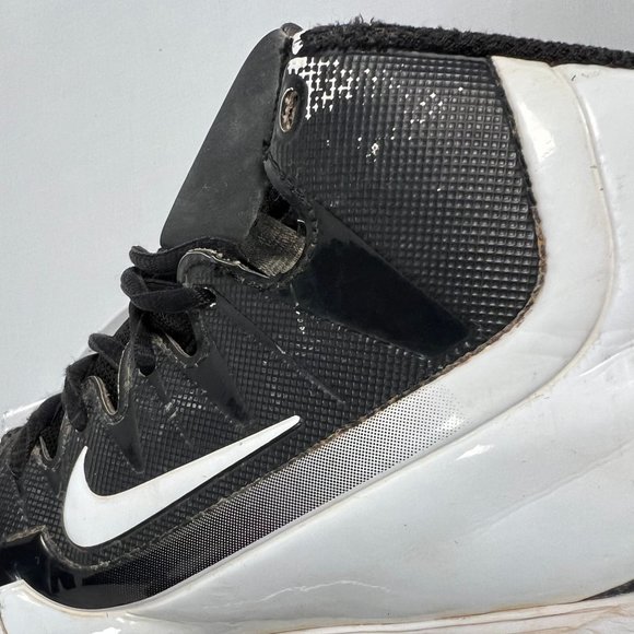 Nike Huarache 2KFilth Keystone‎ Mid 807141-017 mens size 6.5 black cleats - Picture 9 of 12